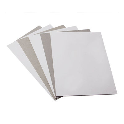 Papel revestido de um lado, matéria-prima, papel duplex com parte traseira cinzenta, tamanho personalizado