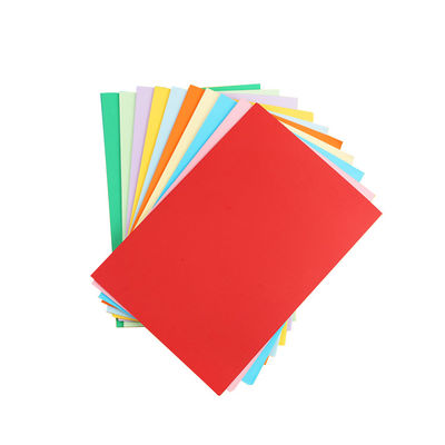 Tamanho personalizado Papel colorido 180gm 200gm Folhas de papel de cartão colorido