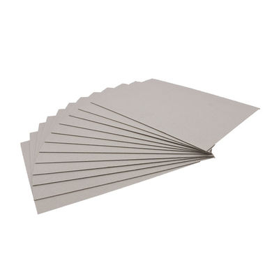 Folhas de cartão cinza rígido e brilhante de 750*1050 mm