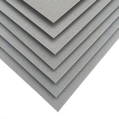 Cartão cinzento 500 gm Reciclado Laminado de Chapas Cinzentas