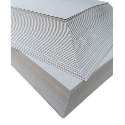 1000gm Papel de cartão cinza não revestido de argila Cartão de fundo cinza