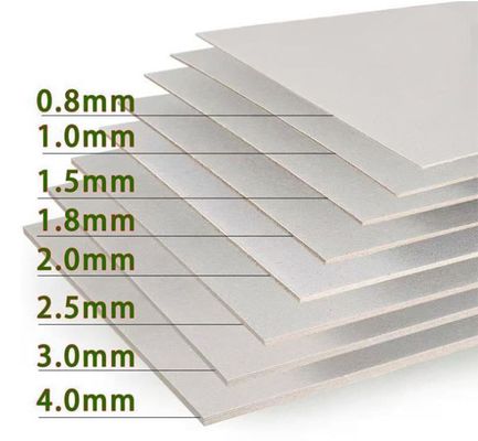 Preço de fábrica cartão cinzento melhor preço obtenção de qualidade 1mm 2mm 3mm para embalagem de presente