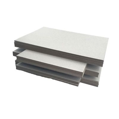 Folhas de cartão cinzento Folhas de cartão de papel laminado não revestidas de cartão de 1-3 mm Cartão de palha Cartão de papel para caixas