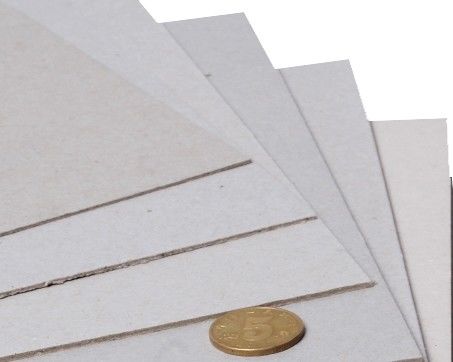 Folhas de papel de papelão cinza de celulose mista Duplex Gray Backboard personalizado