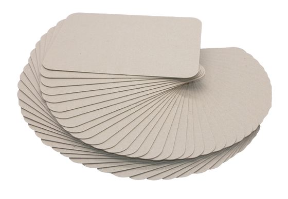 Papel de cartão cinza de celulose químico-mecânica feito de celulose reciclada com e estilo de celulose