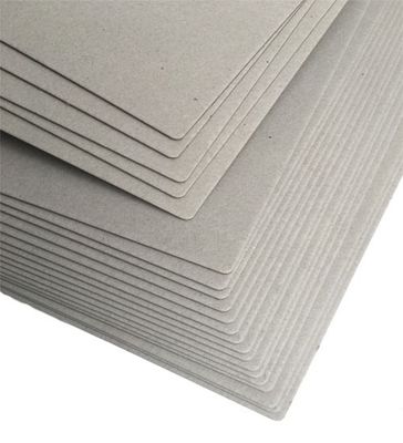 1Folhas de papelão cinzento espesso de 25 mm, cartão de cartão cinzento reciclado