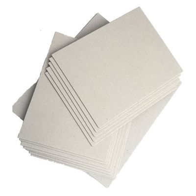 2 mm de cartão de cartão cinza personalizado folhas de cartão cinza reciclado liso