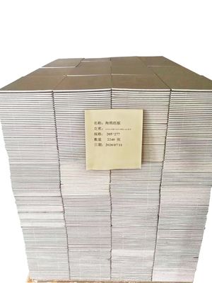 Folhas de papel de cartão de cartão de borracha cinza espessa sob medida