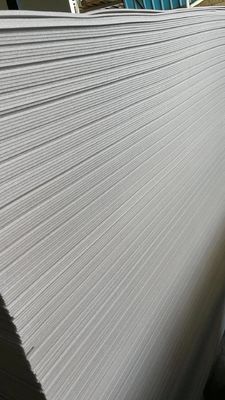 Folhas de papel de cartão de cartão de borracha cinza espessa sob medida