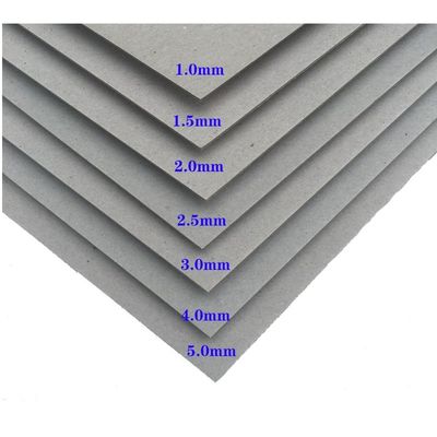 Placas de papel cinzento brilhante de 350 g / Placa de papel duro de papel cinzento laminado