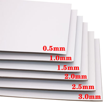 Cartão de papel branco revestido duplex cartão de papel cinza cartão de papel com parte traseira cinza