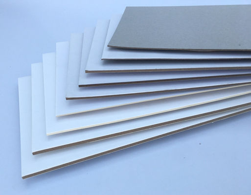Vendas Quentes 250gm Exportação Cartão revestido Cartão Papel revestido Duplex Cartão Cinza Dorso Branco Dorso