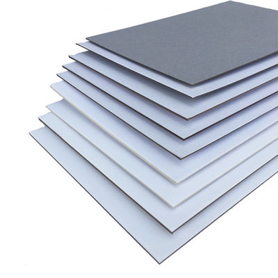 Papel de cartão reciclado de pasta de papelão duplex de parte traseira cinza-branca revestido para impressão offset