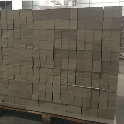 Papel de cartão reciclado de pasta de papelão duplex de parte traseira cinza-branca revestido para impressão offset