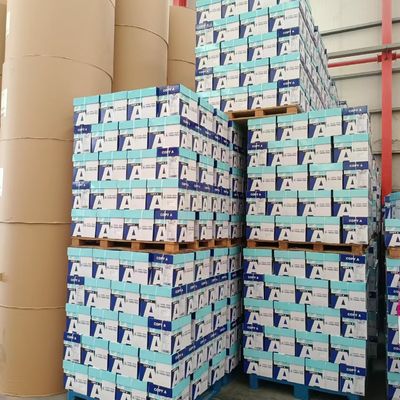 Papel de impressão offset de tamanho personalizado Papel branco não revestido sem madeira