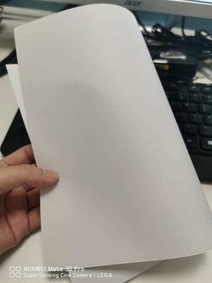 Papel branco de offset livre de madeira para escolas, em rolos e folhas, de 58 g