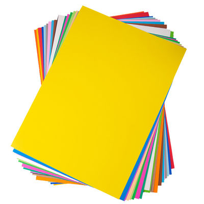 70 gm 75 gm 80 gm Papel de cópia colorido A4 Papel colorido para armazenamento / exibição