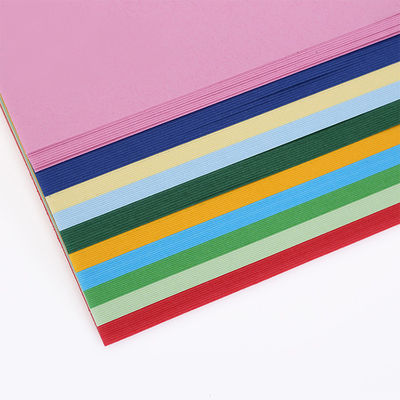 Folhas de cartão colorido prensado 180gm-400gm Cartão de cartão de cores duras