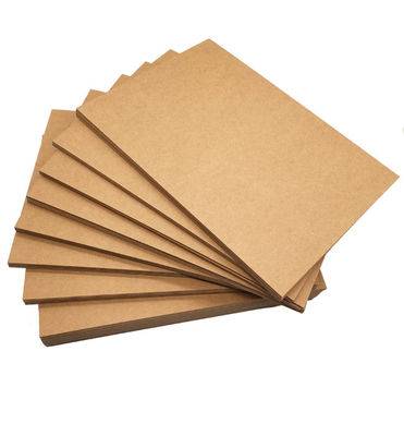 Papel de embalagem Kraft de cartão de 110 gm, castanho não revestido