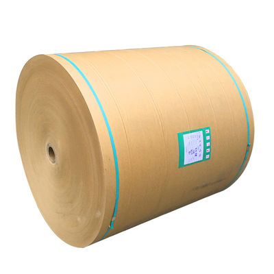 Papel Kraft revestido com PE, rolos biodegradáveis, papel castanho reciclado