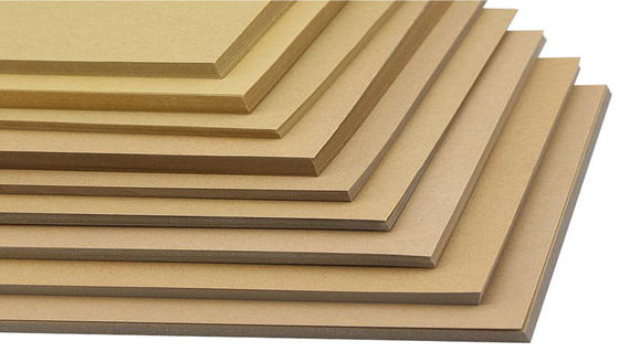 Embalagem de papel Kraft impresso sob medida, cartão Kraft Liner para caixa-presente de qualidade alimentar