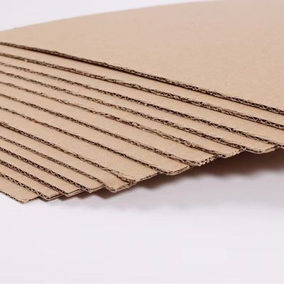 Folhas onduladas de espessura dupla almofadas folhas de parede duplas marrom