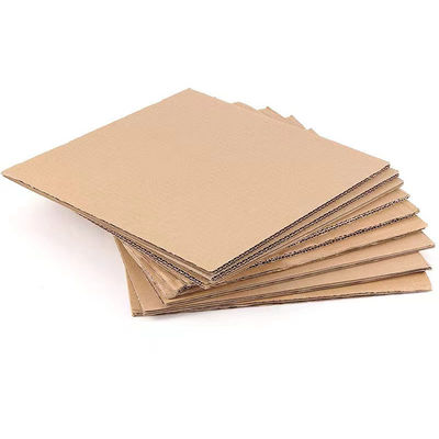11 X 14 X 1/16 polegadas folhas de papelão corrugado castanho para embalagens de roupa interior
