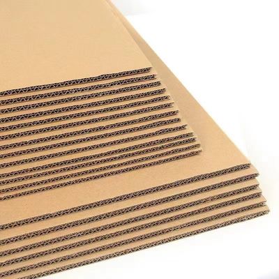 11 X 14 X 1/16 polegadas folhas de papelão corrugado castanho para embalagens de roupa interior