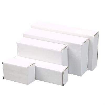 Caixas de embalagem de presentes de papelão branco quadrado, Caixas de envio de papel para pequenas empresas