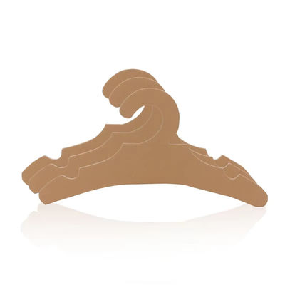 100% Eco-friendly Paper Pulp Hangers Customized Logo Cardboard Hanger Manufacturer