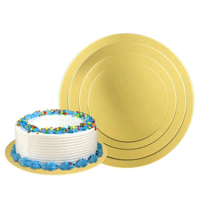 6 8 10 polegadas 12 polegadas Tabela de bolo para bolos em camadas, cartão de ouro para bolos redondos